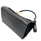 Pre-Owned CELINE Trapeze Handbag in the black and white color-block (medium size) SZ3052606173090