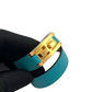 Pre-Owned Hermès Drag Double Tour Bracelet in Bleu Paon SZ3102602015286