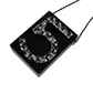 Pre-Owned Chanel Black Strass Embellished Plexiglass Mosaic No. 5 Minaudière Clutch SZ3032510131285