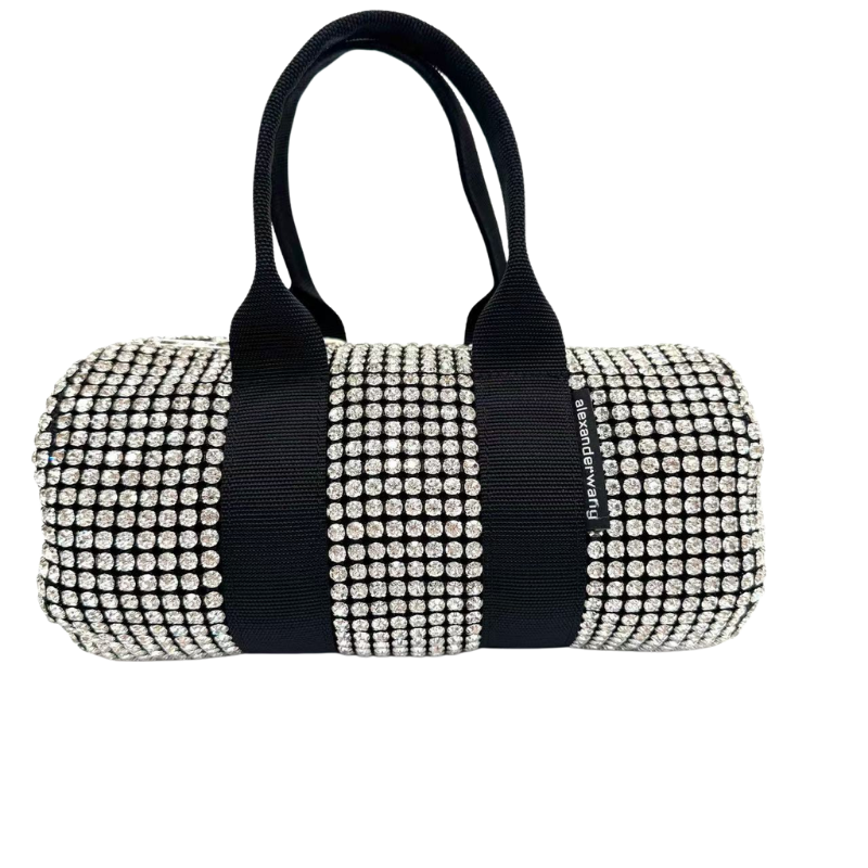 Pre-Owned  Alexander Wang Cruiser Mini Crystal Duffle Bag N23886113