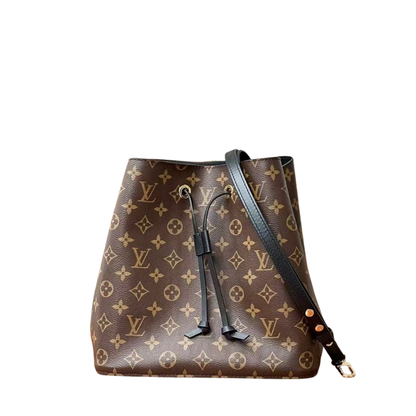 Pre-Owned Louis Vuitton NéoNoé MM in Classic Monogram with Black (Noir) leather SZX012607224418