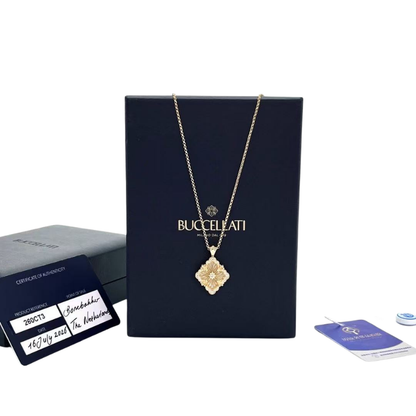 Pre-Owned Buccellati Opera Tulle Pendant Necklace, a cornerstone design from the renowned Italian high-jewelry house;Buccellati SZ3032607238207