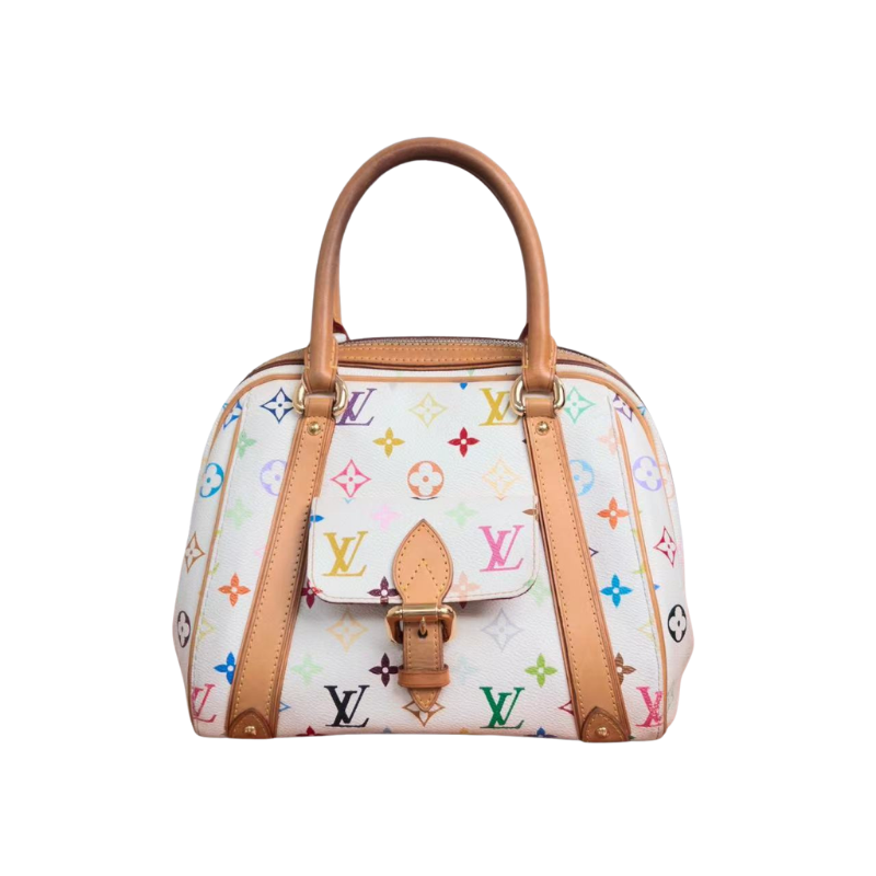 Pre-Owned Louis Vuitton White Monogram Multicolore Priscilla Bag sz23621953