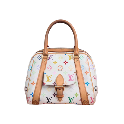 Pre-Owned Louis Vuitton White Monogram Multicolore Priscilla Bag sz23621953