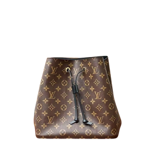 Pre-Owned Louis Vuitton NéoNoé MM in Classic Monogram with Black (Noir) leather SZX012607224418
