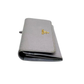 Pre-Owned Prada Light Gray Saffiano Leather Long Flap Wallet Continental style N23570696