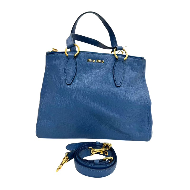Pre-Owned Specifications for the Miu Miu Royal Blue Tote Bag N23926363