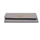 Pre-Owned Prada Light Gray Saffiano Leather Long Flap Wallet Continental style N23570696