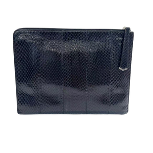 Pre-Owned  Fendi "Bag Bugs" Monster Eyes Medium Python Clutch N23914630