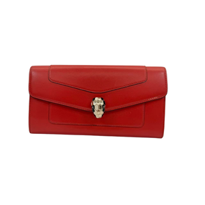 Pre-Owned BVLGARI Serpenti Forever Flap Continental Wallet N23297112