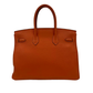 Pre-Owned Hermès Birkin 35 in classic Hermès Orange ("Orange H") crafted from Togo leather N23455788