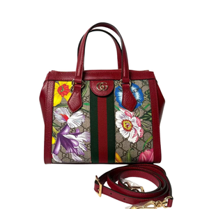 Pre-Owned Gucci Ophidia GG Flora Small Top Handle Tote Bag (Style Number: 547551) N23963722