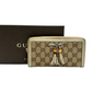 Pre-Owned Gucci Bamboo Tassel GG Canvas Long Zip-Around Wallet N23568809
