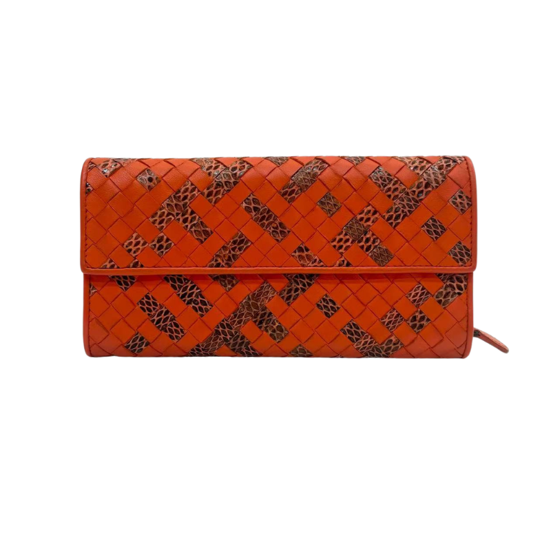 Pre-Owned Bottega Veneta Long Flap Wallet N23374693