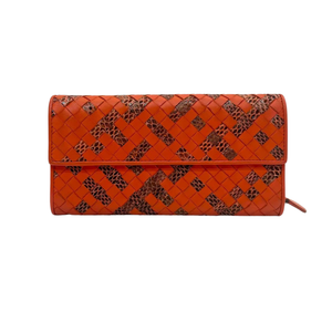 Pre-Owned Bottega Veneta Long Flap Wallet N23374693