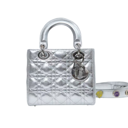 Pre-Owned Small Lady Dior Bag (traditionally known as the 4-slot version SZ3102607305773