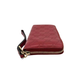 Pre-Owned Gucci Burgundy/Red Guccissima Embossed Zip-Around Wallet N23883266