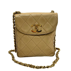 Pre-Owned Chanel Vertical Quilted Lambskin Flap Bag N23410654