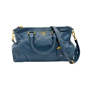 Pre-Owned Prada Vitello Shine Satchel / Convertible Tote N23935528