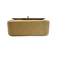 Pre-Owned Chanel Classic Mini Square Flap Bag in beige lambskin N23396525