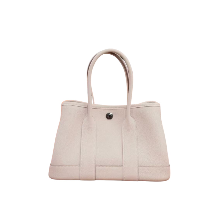 Pre-Owned Hermès Neo Garden 23 (commonly referred to as the Garden Party Mini) in Milkshake White SZ3032607010069