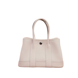 Pre-Owned Hermès Neo Garden 23 (commonly referred to as the Garden Party Mini) in Milkshake White SZ3032607010069