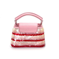 Pre-Owned Louis Vuitton Capucines Mini Sequin Gradient Pink Handbag SZ3062607214278