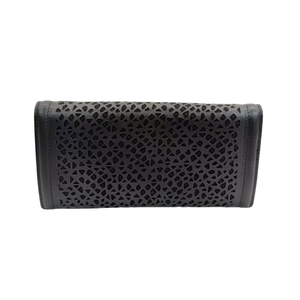 Pre-Owned Salvatore Ferragamo Vara Bow Continental Laser Cut Wallet N23371073