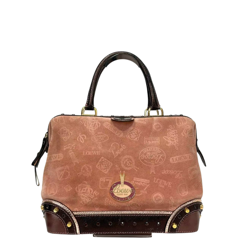 Pre-Owned  Loewe 160th Anniversary Limited Edition Boston Doctor's Bag (Suede Base, Model 301299) N22974745