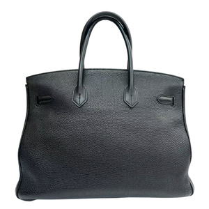 Pre-Owned Hermès Birkin 35 in Black Togo Leather with Gold Hardware N23414233