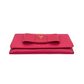 Pre-Owned Prada Saffiano Leather Long Wallet with Bow Detail (often referred to as the Saffiano Fiocco continental wallet) N23859618