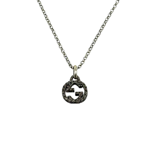 Pre-Owned Gucci Interlocking G Pendant Necklace SZ3032604203311