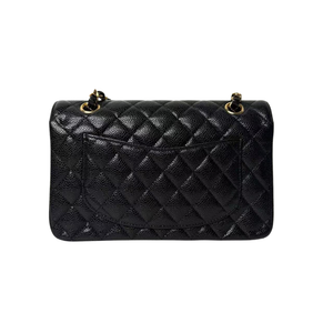 Pre-Owned Chanel Small Classic Double Flap (CF) bag, specifically the 2023 version featuring an embedded microchip N23358150