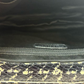Pre-Owned Chanel Houndstooth Python Flap Bag N23409551