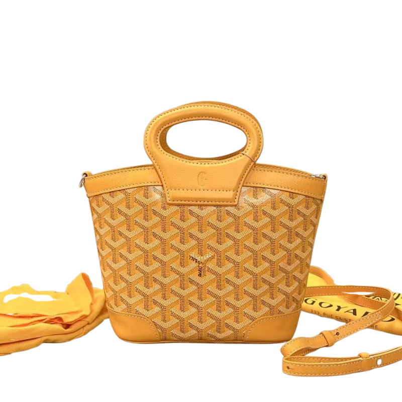 Pre-Owned GOYARD Beluga Mini "Basket" Bag (Yellow Classic Monogram) – Handheld/Crossbody SZ3032607081658