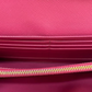 Pre-Owned Prada Saffiano Metal long flap wallet in magenta N23572219