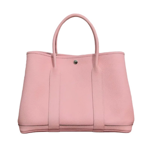 Pre-Owned Hermès Garden Party 36 in Sakura Pink with silver (palladium) hardware SZ3032606152679