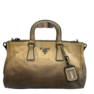 Pre-Owned Prada Ombré Glacé Calf Leather Tote N23527328