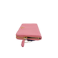Pre-Owned Prada Pink Saffiano Leather Zip-Around Long Wallet N23571213