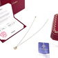 Pre-Owned Cartier Amulette de Cartier Necklace, featuring white mother-of-pearl and a single central diamond SZ3052608020216