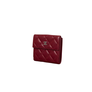 Pre-Owned CHANEL Classic Small Flap Wallet (commonly referred to as a compact or French flap bifold wallet) SZ3022607214275