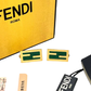 Pre-Owned Fendi FF Baguette Earrings SZ3032605050823