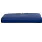 Pre-Owned Chanel Round Button Double C Long Flap Wallet in sapphire blue N23298115