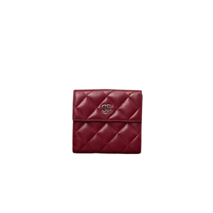 Pre-Owned CHANEL Classic Small Flap Wallet (commonly referred to as a compact or French flap bifold wallet) SZ3022607214275