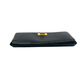 Pre-Owned Prada Saffiano long flap clutch, often referred to as a "Saffiano Frame" clutch N23374554