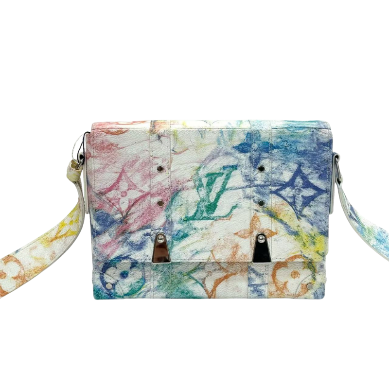 Pre-Owned Louis Vuitton Trunk Messenger Bag – Monogram Pastel (Watercolor Limited Edition) N23396032