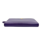 Pre-Owned Prada Saffiano Leather Zip-Around Wallet in purple 100% calfskin leather N23568711