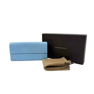 Pre-Owned Bottega Veneta Intrecciato Long Flap Continental Wallet N23858976