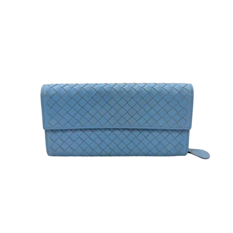 Pre-Owned Bottega Veneta Intrecciato Long Flap Continental Wallet N23858976
