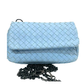 Pre-Owned Bottega Veneta Classic Intrecciato Woven Flap Chain Crossbody Bag N23374312